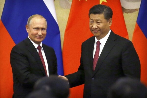 中國國家主席習近平和俄羅斯總統普亭