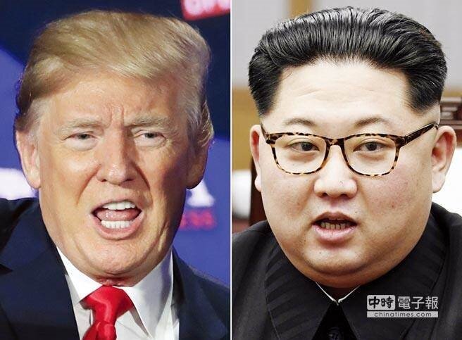 川普 金正恩 (資料照合成)