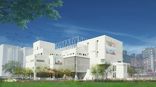 桃園蘆竹國民運動中心完工模擬圖(圖/翻攝自桃園市政府新工處)