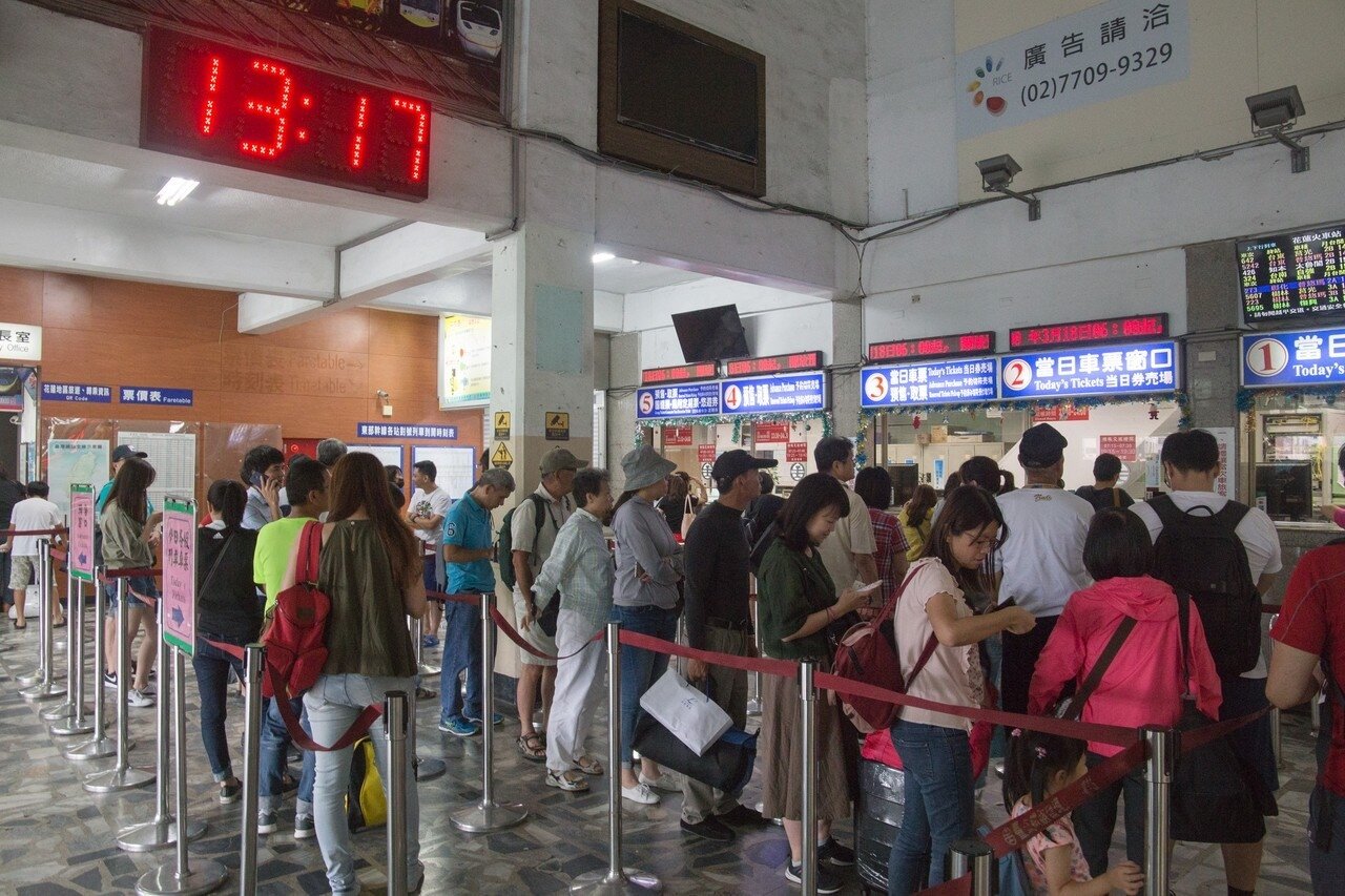 花蓮火車站。記者蔡翼謙/攝影