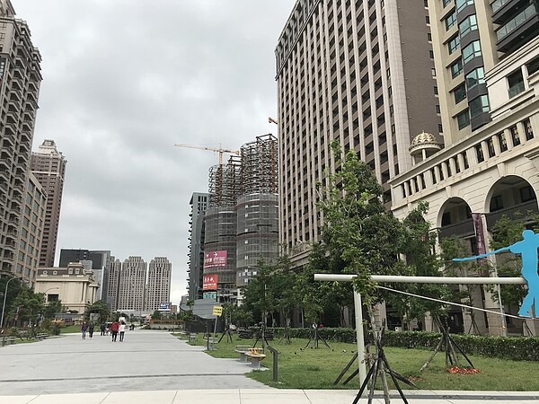 建商開工。圖/游智文攝影