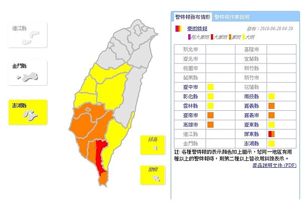 大雨特報 (氣象局)