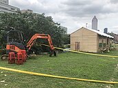 華山分屍木屋今拆除　發現血跡木板暫停作業