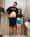 幸福閃光彈！哈孝遠揪正妹老婆甜蜜曬孕肚