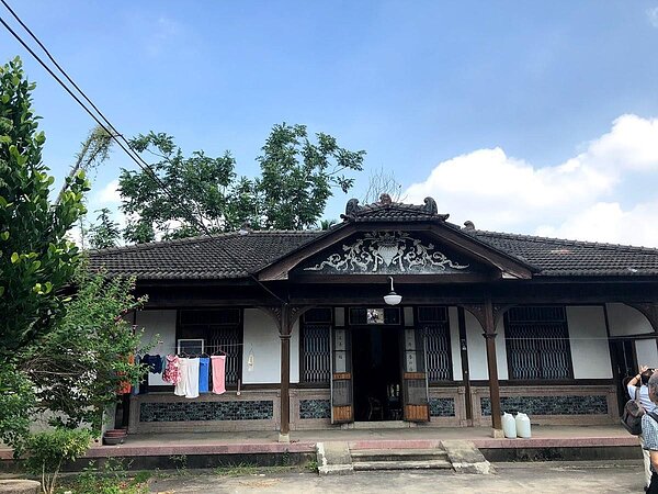 有80多年歷史的台南「新營太子宮郭宅」，拆除前的景觀。圖／文資處提供