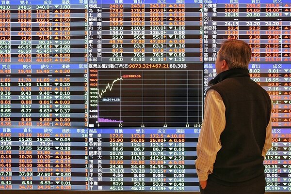 台股今天一度觸萬點,但買盤意願低。 圖/聯合報系資料照片