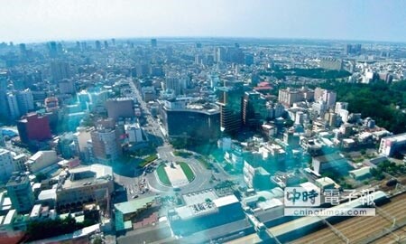台開釋出位於台南市火車站前商圈的玻璃帷幕純辦公大樓,由於地點佳、產品稀有,受到業界關注。圖/葉圳轍