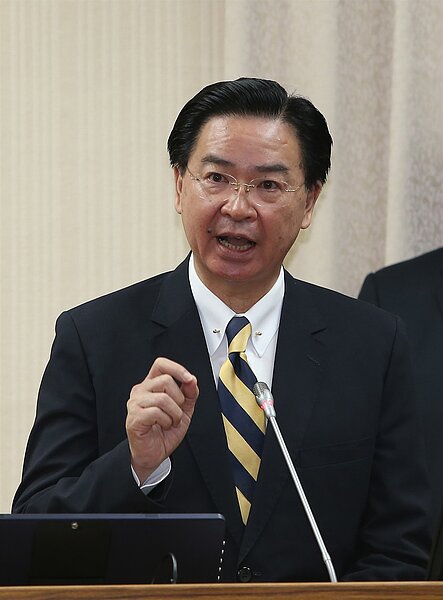 外交部長吳釗燮。 圖/聯合報系資料照片