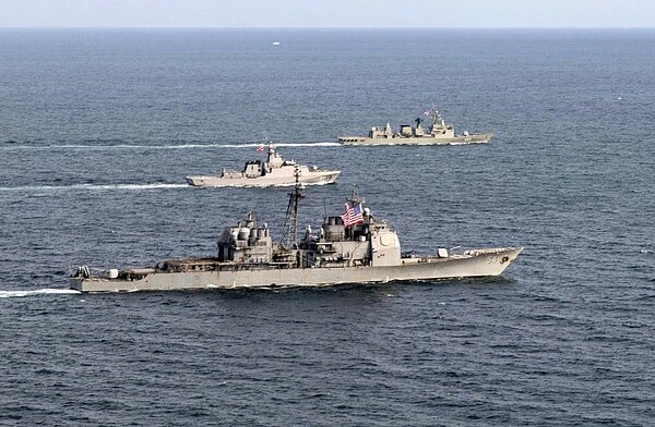 美軍提康德羅加級神盾巡洋艦「安堤坦號」(USS Antietam CG 54)。圖/美國海軍官方網站