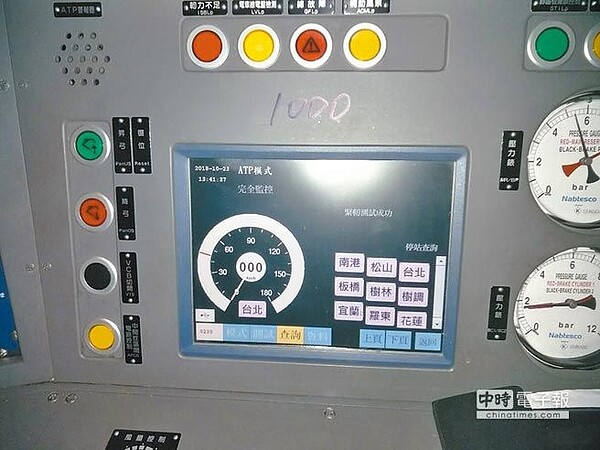 列車自動保護系統（ATP）。（台鐵提供）
