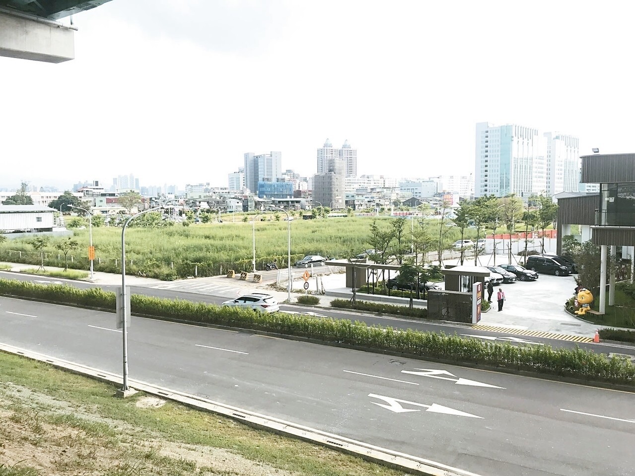 新北市三重區的二重疏洪道重畫區。 記者游智文/攝影