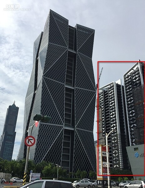 中鋼住宅處女作問世,就在高雄新灣區中鋼總部大樓旁(好房網NEWS林美欣攝影)