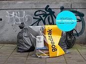 垃圾裝袋送人　荷蘭設計師發明「好物袋」