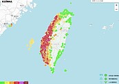 空汙幾乎攻陷台灣西半部　這張圖讓人怵目驚心