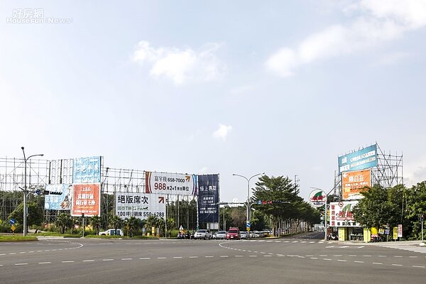 廣告看板示意圖