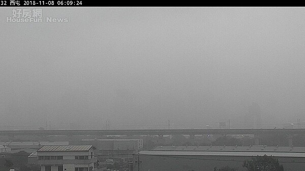 西屯空汙 (圖/翻攝自空氣品質檢測網)