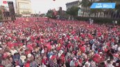 選戰倒數13天　丁守中首場造勢3萬人擠爆凱道