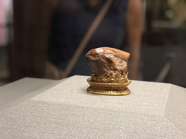 故宮人氣國寶肉形石。記者何定照/攝影