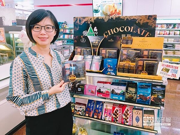 7-ELEVEN表示,「愛sharing世界巧克力大賞」活動開跑不到一周,業績已較去年同期成長1成。圖/業者提供