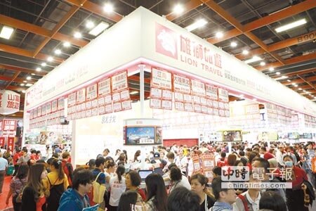 
本屆「ITF台北國際旅展」，雄獅旅遊集團在現場租下25個攤位全力促銷各線旅遊產品，並推出郵輪好康行程。圖／台灣觀光協會
 