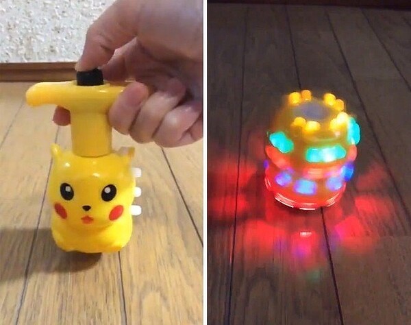 有日本網友在推特發影片,說同事送他的台灣土產皮卡丘,強到令人說不出話。圖/擷自推特