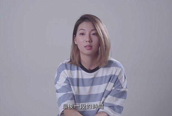 吳尚樺在韓國瑜競選影片中，表示自己無緣見爺爺與奶奶最後一面，卻遭到網友撻伐。圖片來源／YOUTUBE