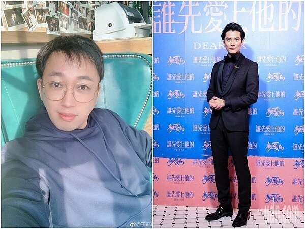 于正持續砲轟邱澤。圖／摘自微博、記者鄭清元攝影