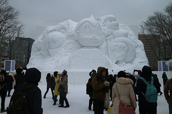 圖為札幌雪祭大雪像。報系資料照 記者蔡佩芳/攝影