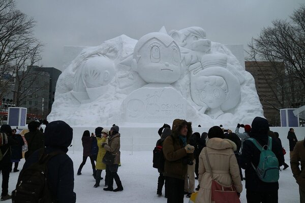圖為札幌雪祭大雪像。報系資料照 記者蔡佩芳／攝影