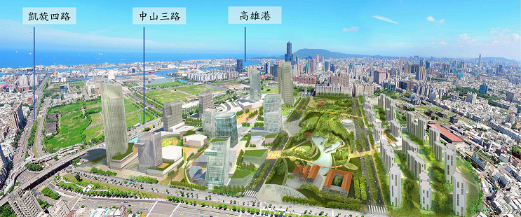 205兵工廠遷移後模擬圖。(圖/高雄市政府提供)
