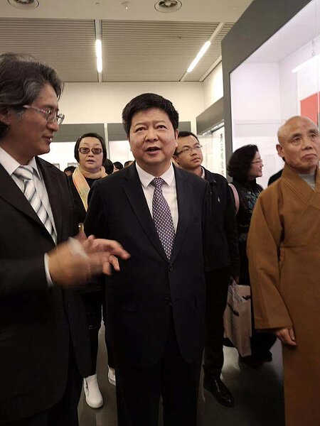 中共國台辦副主任龍明彪。(特派記者賴錦宏攝影)