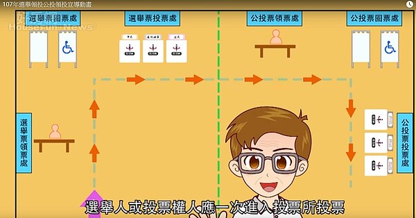 投票注意事項(圖/翻攝自中選會)