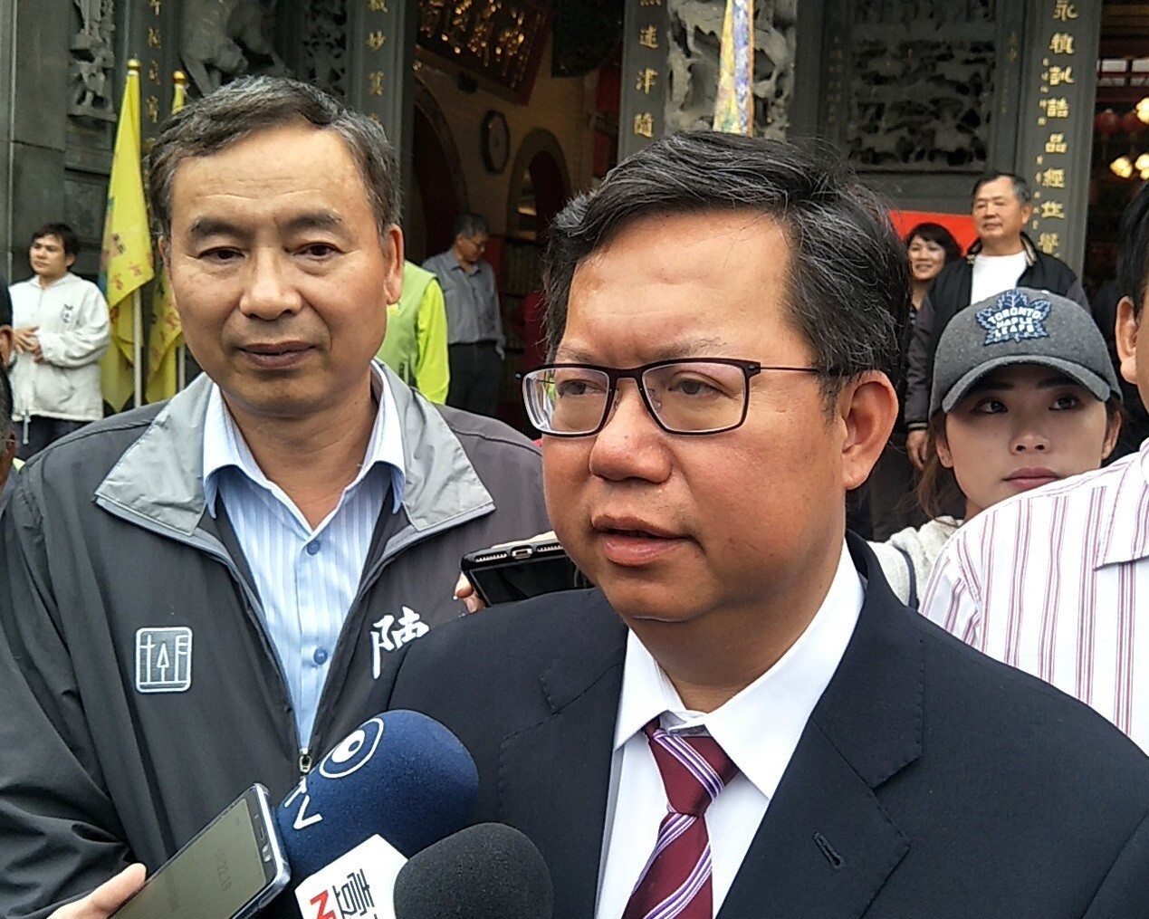 桃園市長鄭文燦(見圖)針對接任黨主席呼聲,他表示將等預算審完再與黨內意見領袖商量。記者曾增勳/攝影