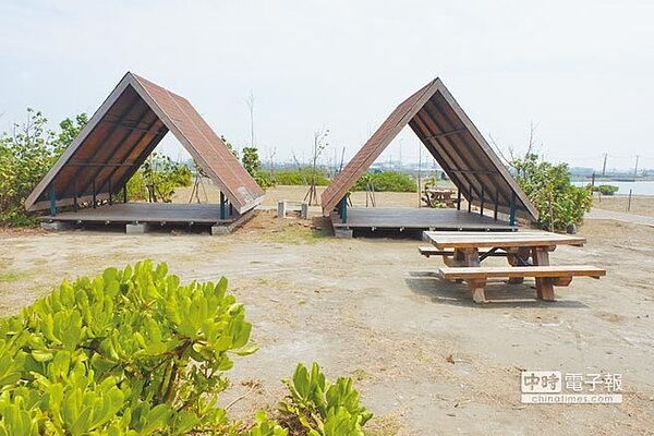 雲林縣海口故事園區可免費露營,但地處偏遠,淪為蚊子園區。(張朝欣攝)