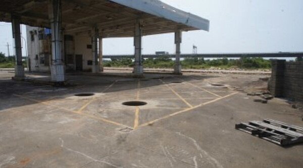 新屋區1間加油站以808萬元法拍賣出。圖/行政執行署提供
