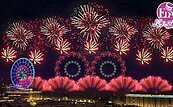 長達999秒！義大3D跨年煙火看得到「夜間彩虹」