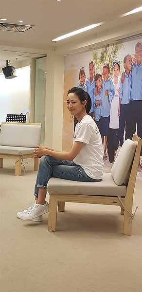 張鈞甯出席世界展望會活動。記者杜沛學/攝影