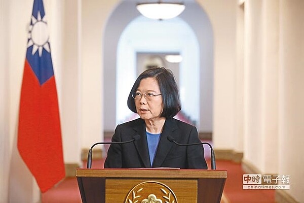 蔡英文總統昨親上火線對選後情勢提出三點說明。(張鎧乙攝)