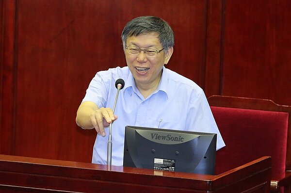 台北市長柯文哲。記者許正宏/攝影