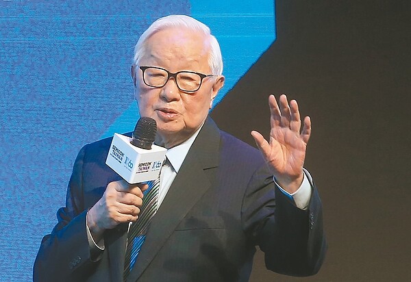 台積電創辦人張忠謀 記者胡經周/攝影
