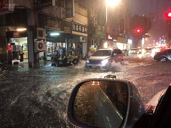 淹水（好房網News記者梁正攝影）