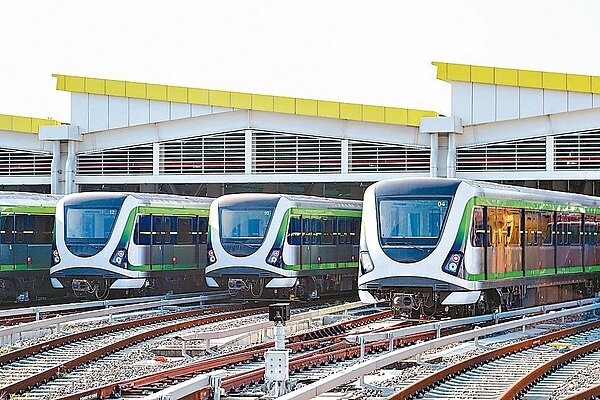 台中捷運綠線,中市府預計2020年全線通車。 圖/台中市新聞局提供