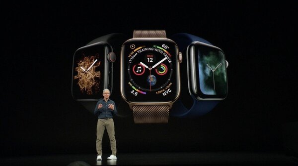 今年Apple秋季新品發表會由Apple Watch Series 4打頭陣。圖／摘自Apple官網