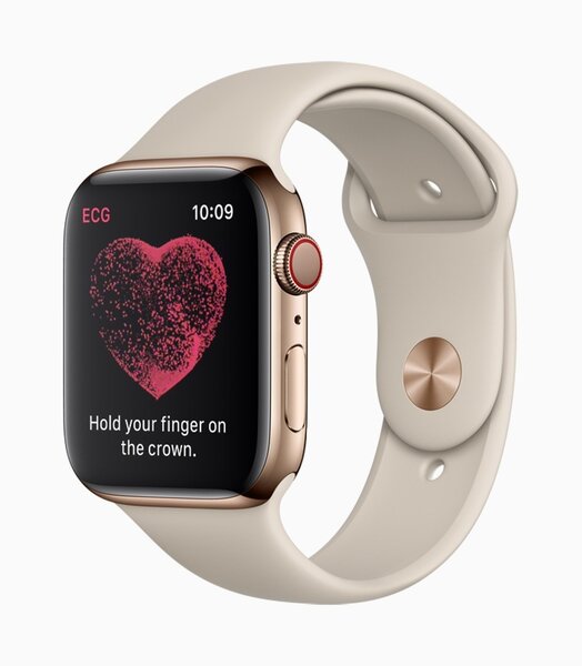 Apple Watch Series 4擁有全新的「呼吸」表面，健康管理功能也再強化。圖／摘自Apple官網