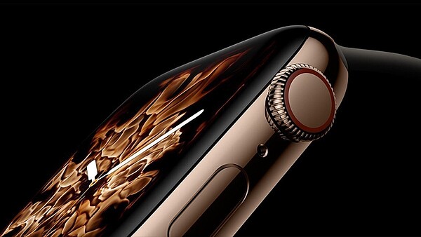 Apple Watch Series 4的數位表冠具備觸覺回饋功能。圖／摘自Apple官網
