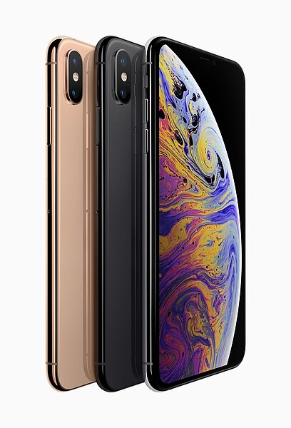 iPhone XS、iPhone XS Max共推出金、銀、太空灰3色。圖/摘自Apple官網