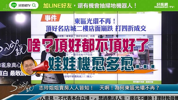 房產專家Sway在直播節目《Sway說》中提醒粉絲們哪些地方開始跌價。
