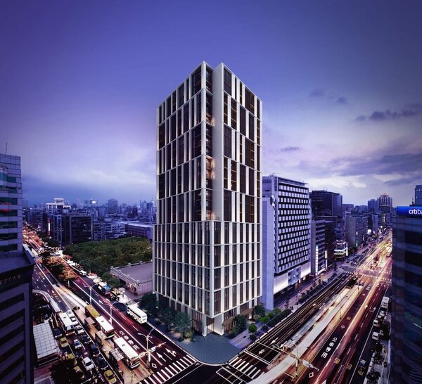 「琢豐」建築立面設計將重新定義台北市的精品建築。 圖／業者提供
