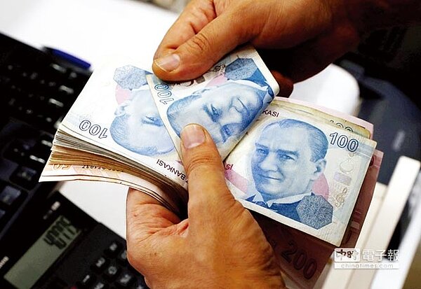里拉暴跌(圖/路透)