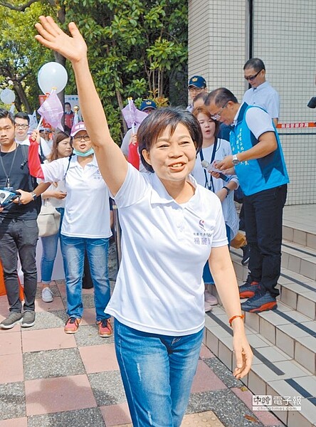 楊麗環。(甘嘉雯攝)